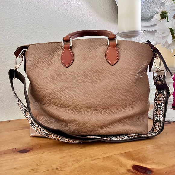 Dooney & Bourke Dillen 2 Pocket Leather Satchel - Picture 5 of 16